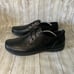 Aetrex Dale Classic Black Leather Men's Size 12m Lace Up Slip Resistant Shoes