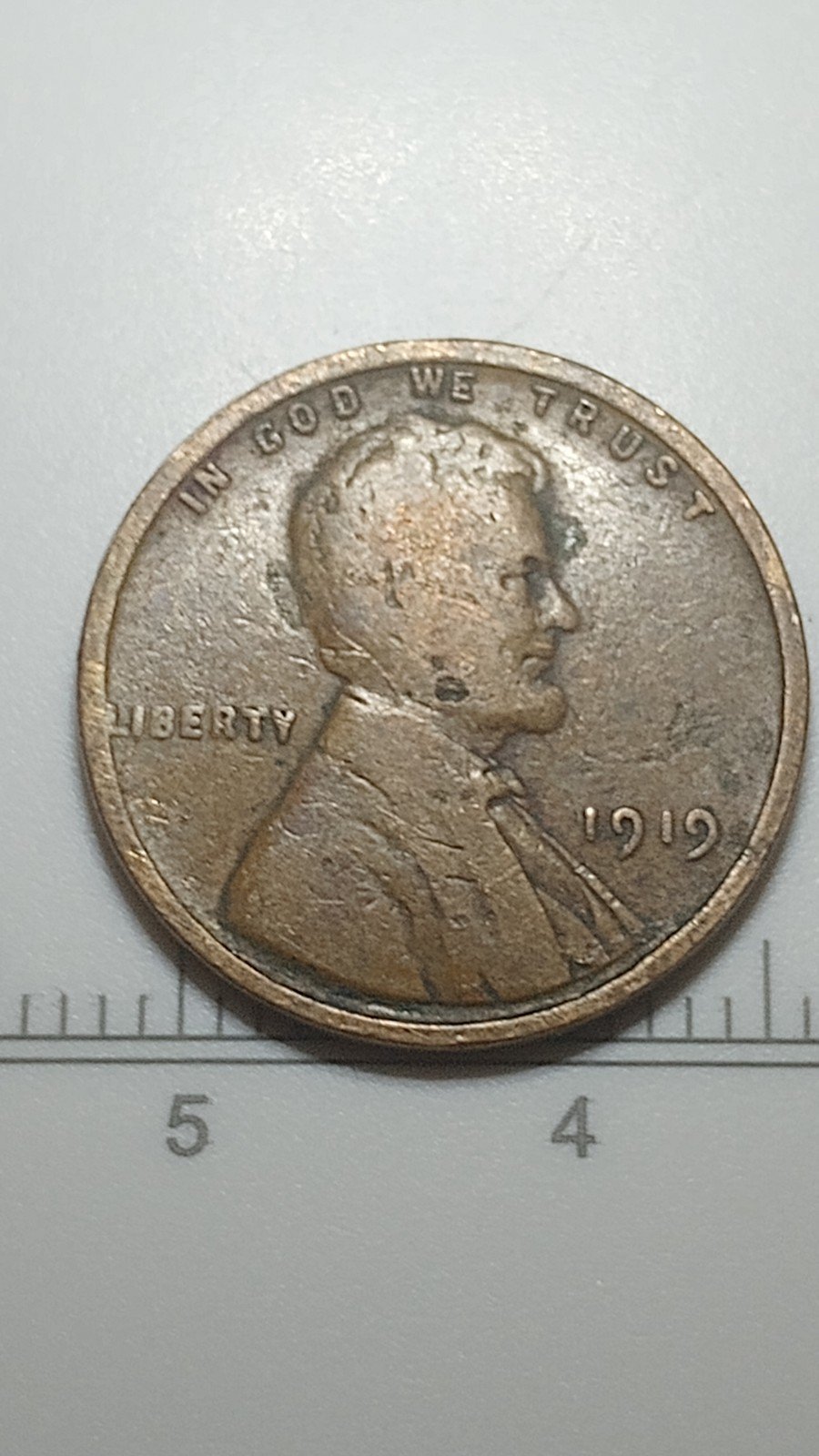 1919 P Lincoln wheat cent