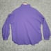 Vintage 70's Levi Strauss Purple Business Casual Pullover Shirt Mens Size 38