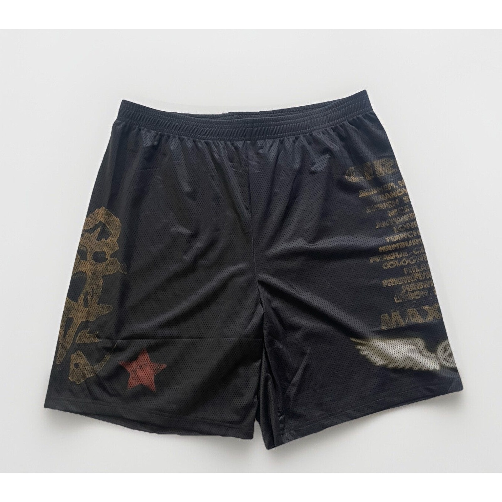 NEW TRAVIS SCOTT UTOPIA TOUR XL EXCLUSIVE SHORTS MESH FADED PRINT CIRCUS MAXIMUS