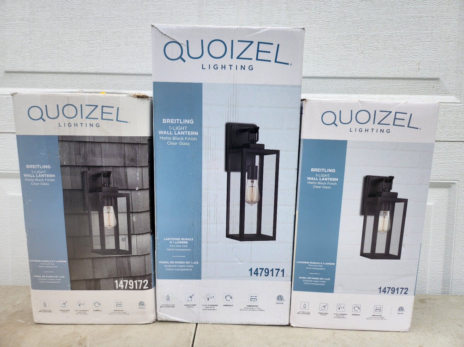 Quoizel Lighting Breitling Wall Lantern Set