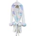 Pottery Barn Teen Women’s Unicorn Rainbow Faux Fur Robe One Size Fits Most