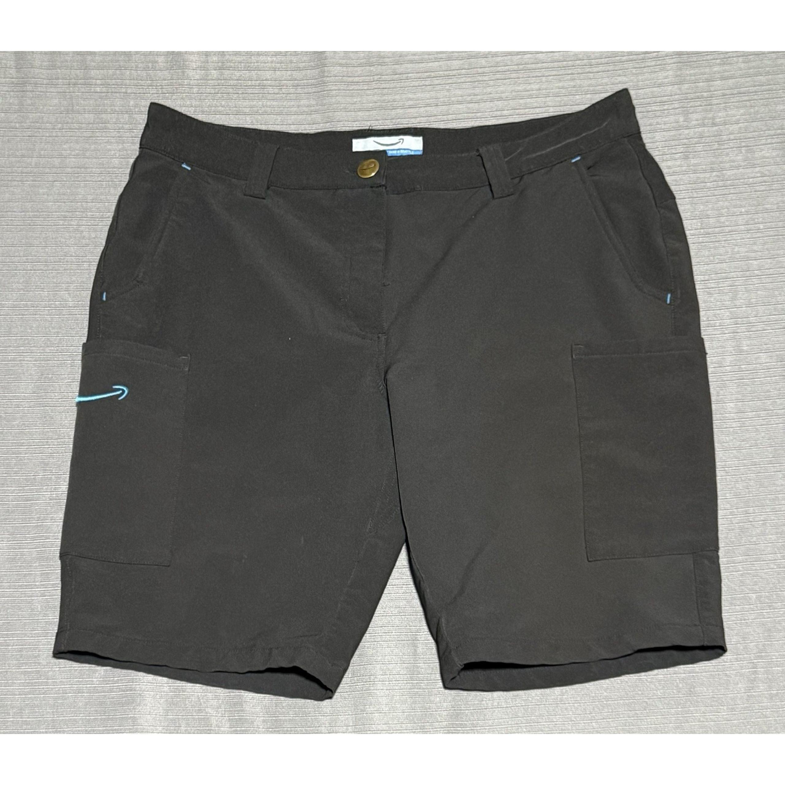 Luly Yang Amazon Driver Black Work Shorts Women's Size Large (12-14)