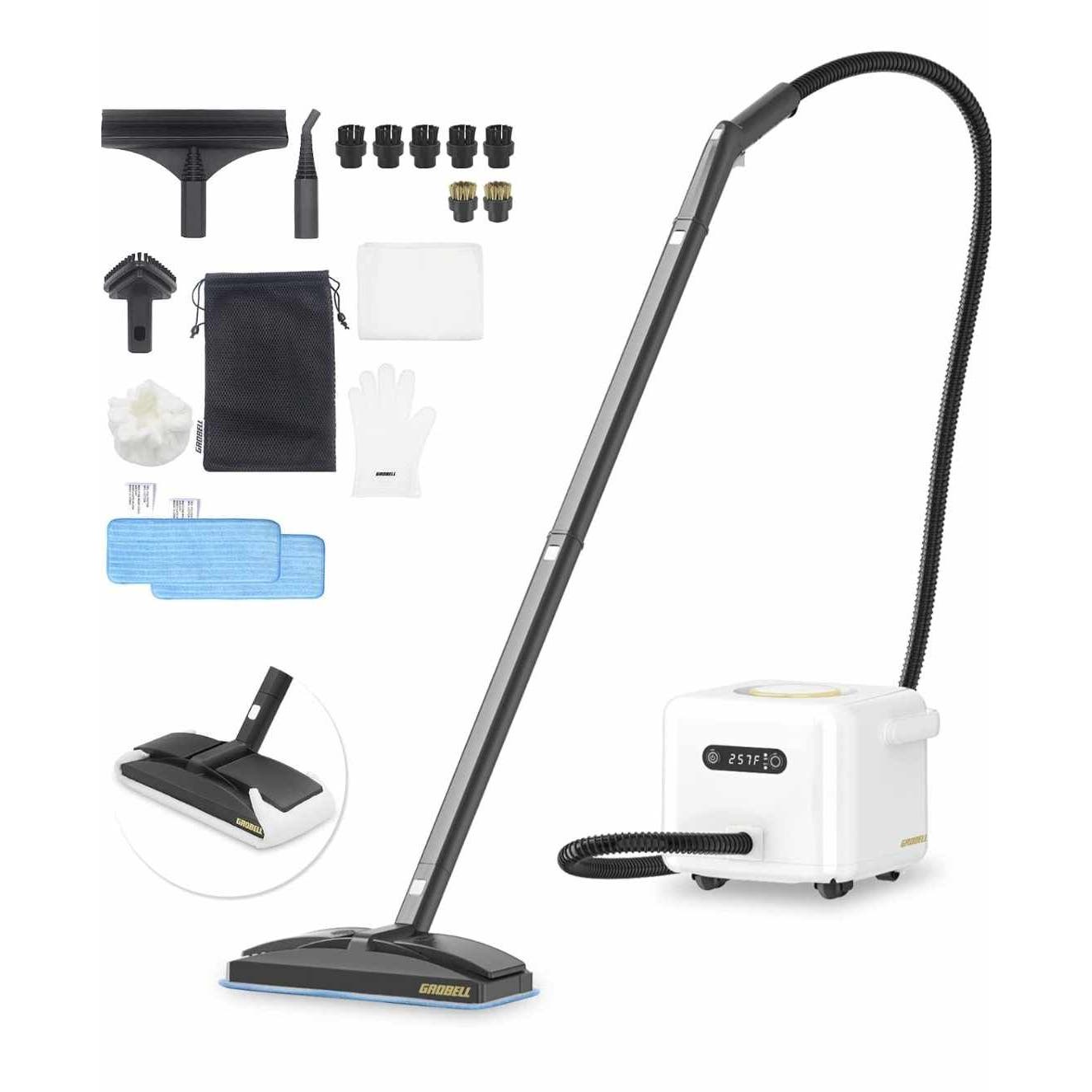 Grobell Steam Cleaner Mop for Carpet and Upholstery