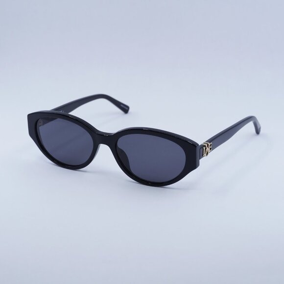 New Moschino MOL014/G/S 0807 IR Sunglasses - Black Frame, Grey Lenses
