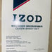 IZOD Logo Brushed Microfiber Queen Sheet Set 4pc 100% Polyester