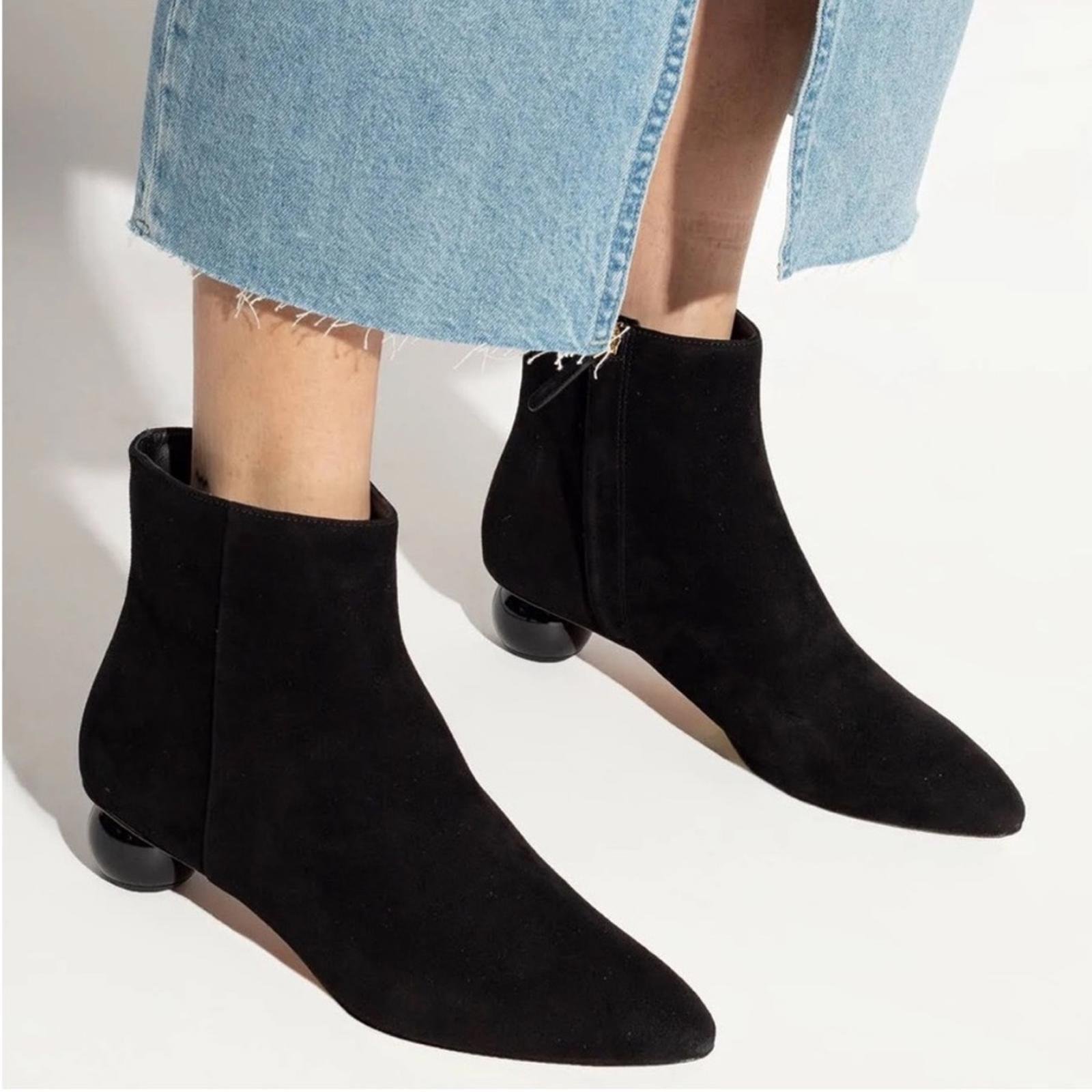 Kate Spade New York Sydney Pointed Toe Dress Booties, Black, Size 6.5 New in Box