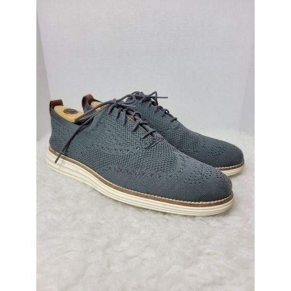 Cole Haan Original Grand Stitchlite Mens Size 10 Wingtip Oxford Gray C27961