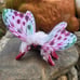 Melon moth soft sculpture, ooak, textile taxidermy, doll, plush, toy