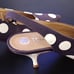 Cloth heels Tory Burch Navy with white polka dots size 5