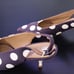 Cloth heels Tory Burch Navy with white polka dots size 5