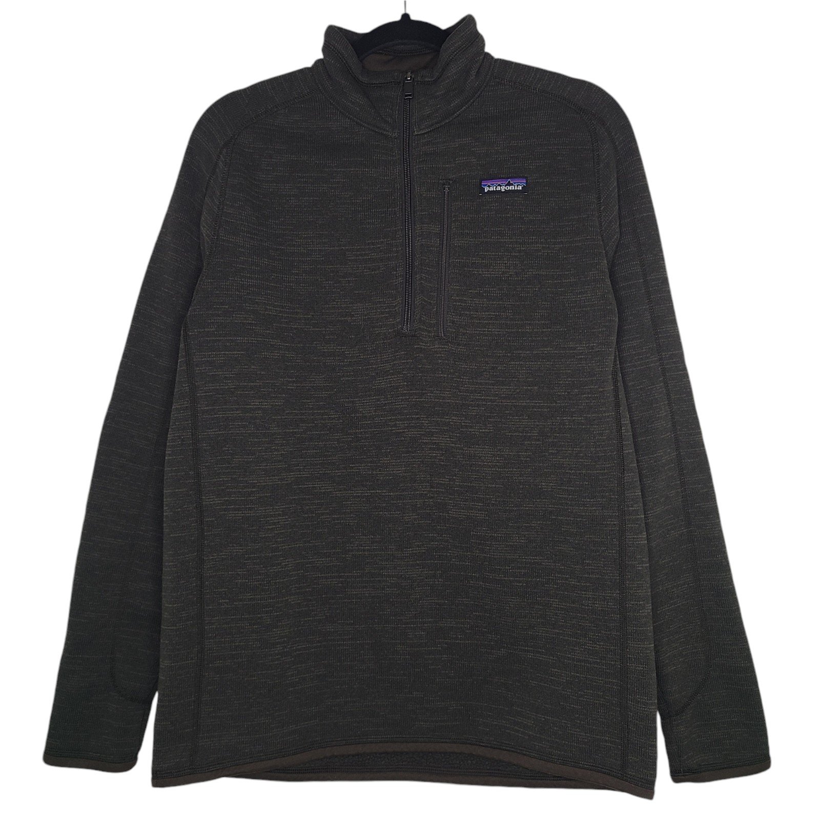 Patagonia Better Sweater 1/4 Zip Pullover Dark Walnut DWA 25522 Medium