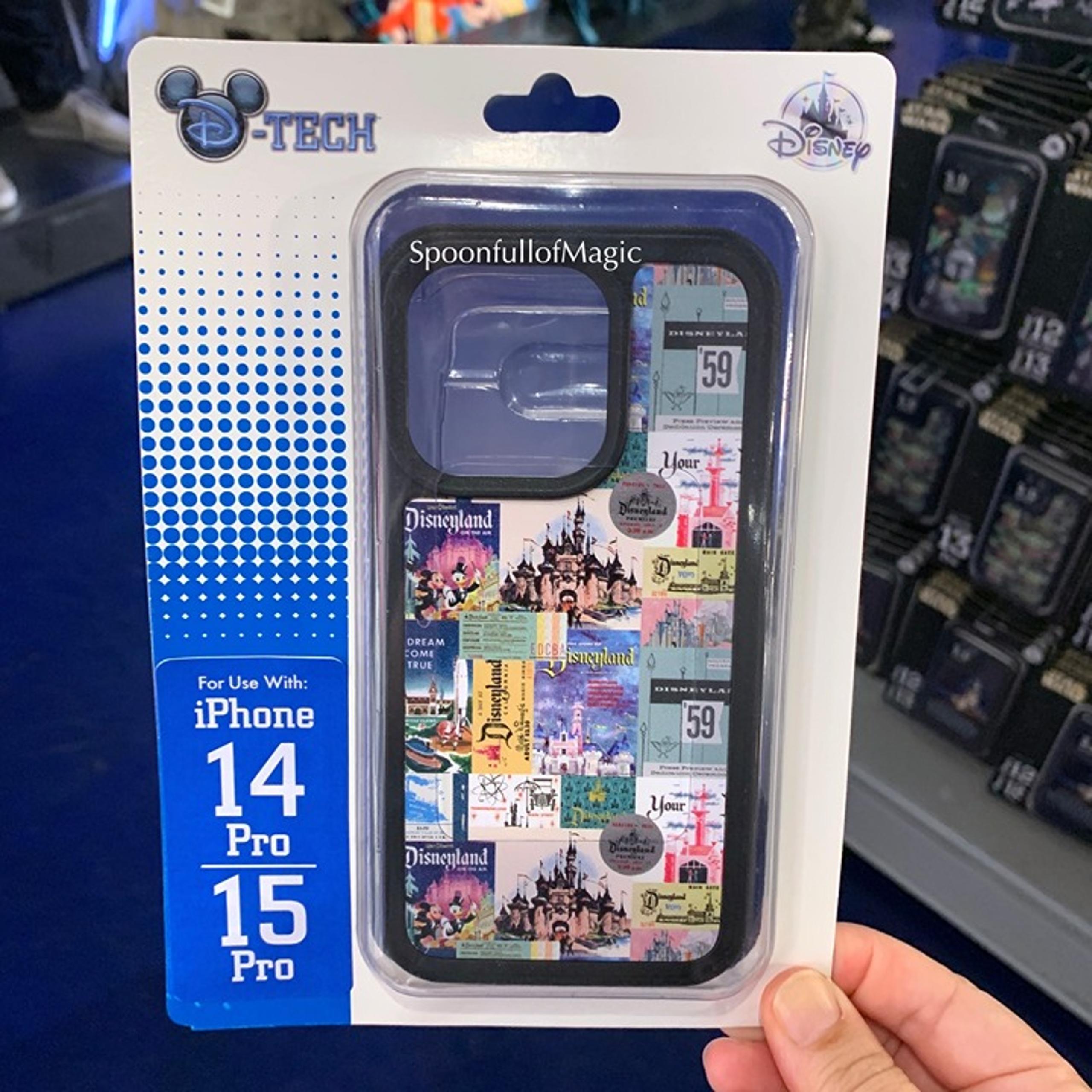 Disneyland Exclusive Vintage Collage iPhone 14Pro/15Pro Case Brand New