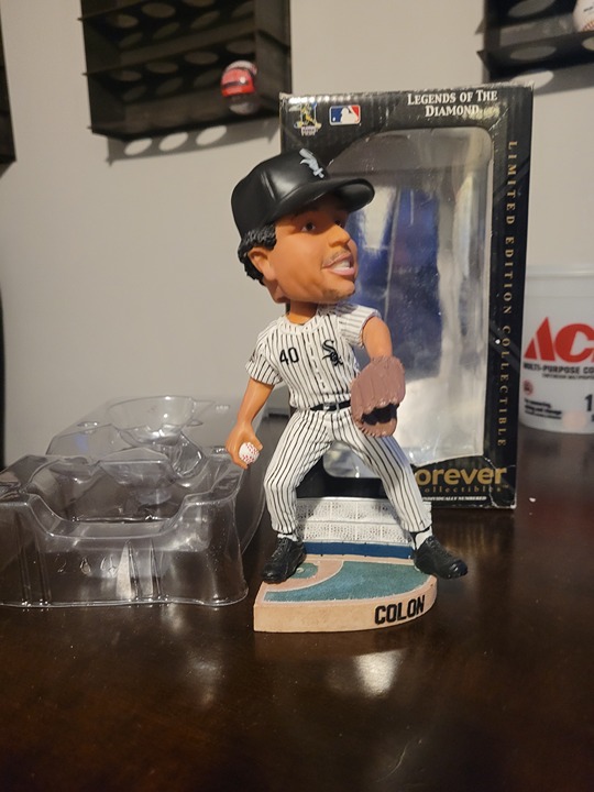 Bartolo Colon Forvever Collectibles legends of the diamond white sox Bobblehead