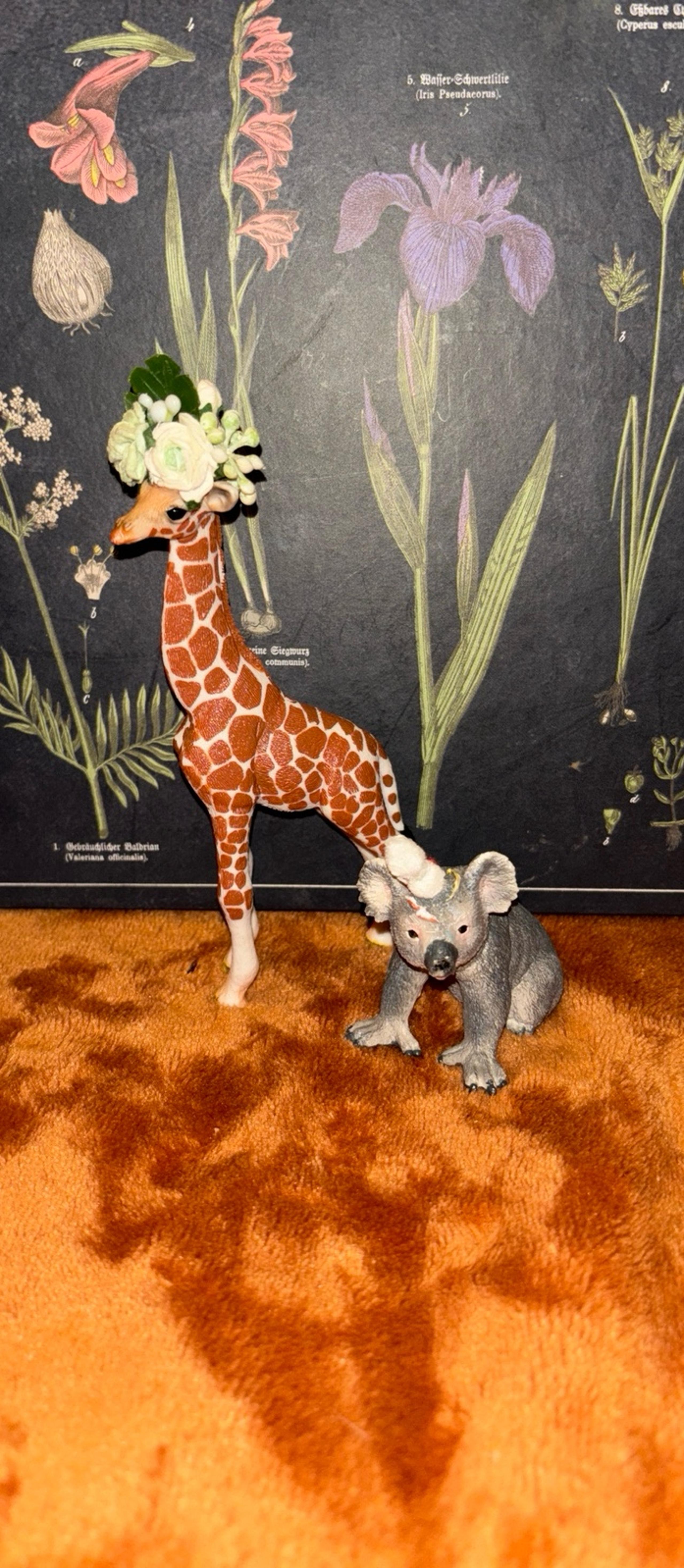 Schleich Am Limes 69 Giraffe and Koala figures