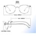Celebrity clear framed glasses……