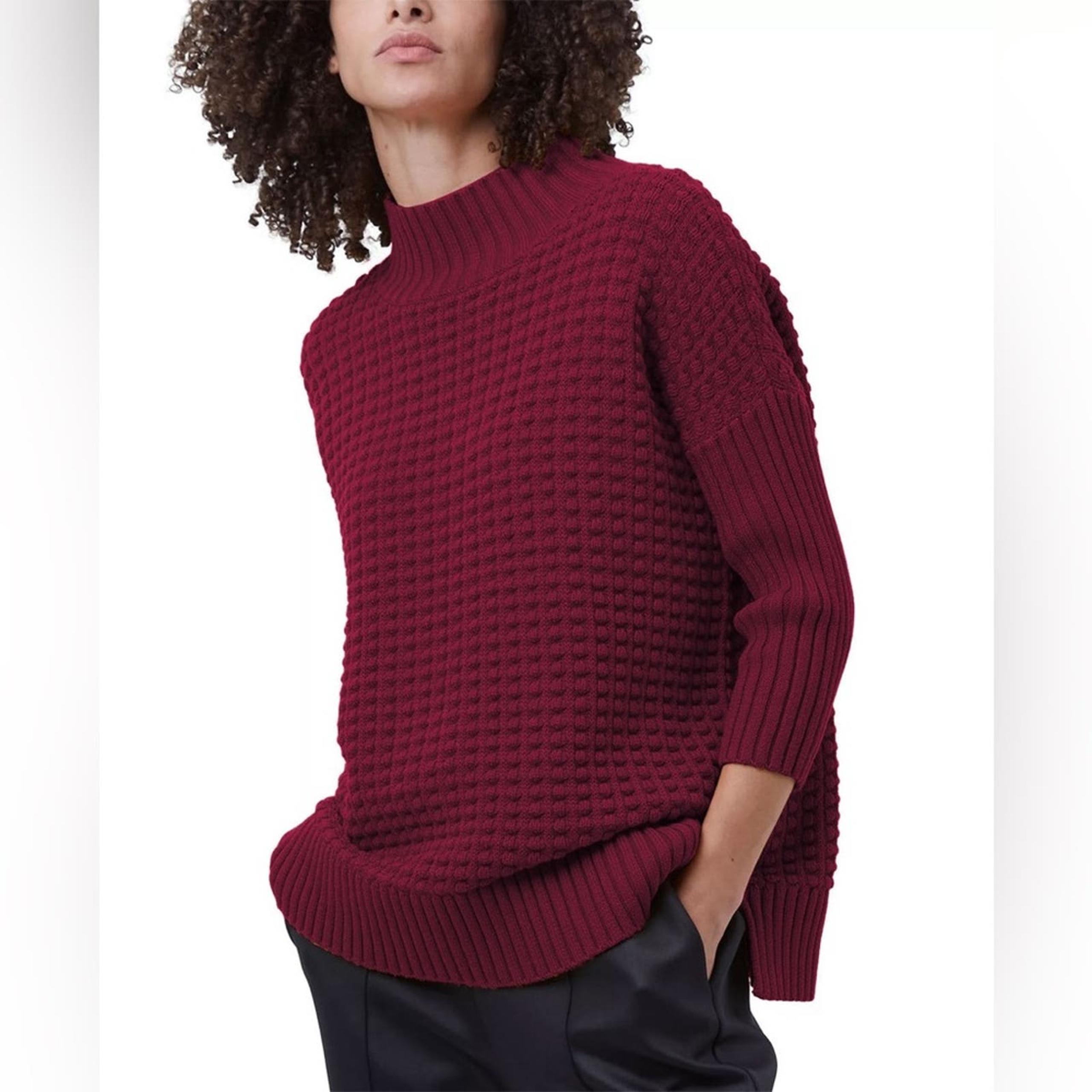 FRENCH CONNECTION Mozart Popcorn High Neck Sweater