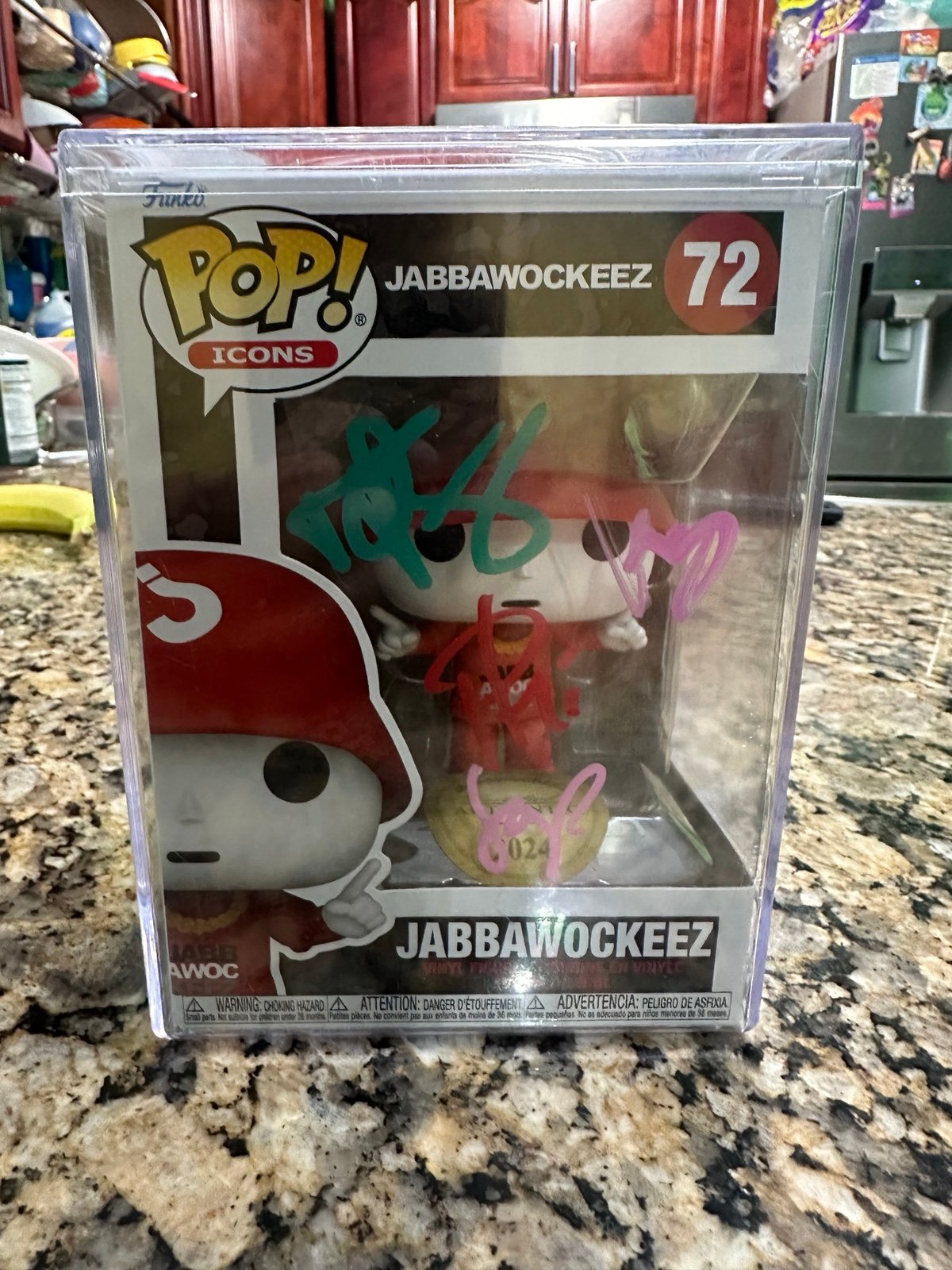 Jabbawockeez Funko Pop autographed