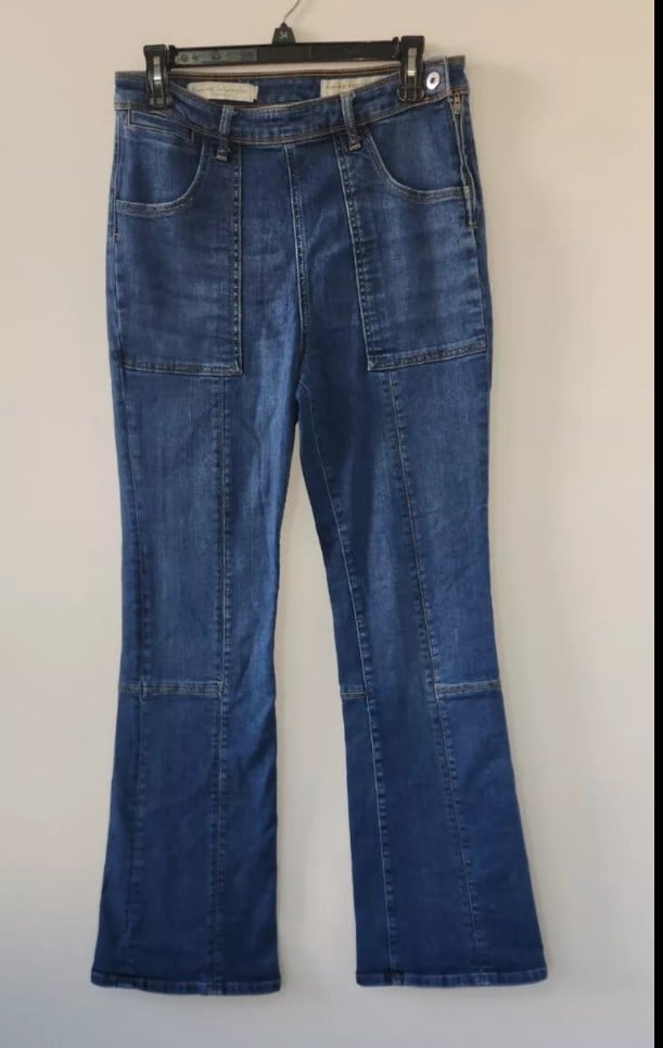 Anthropologie Jeans Pilcro and the letterpress Wide Leg WOMEN'S Blue | Sz: 30