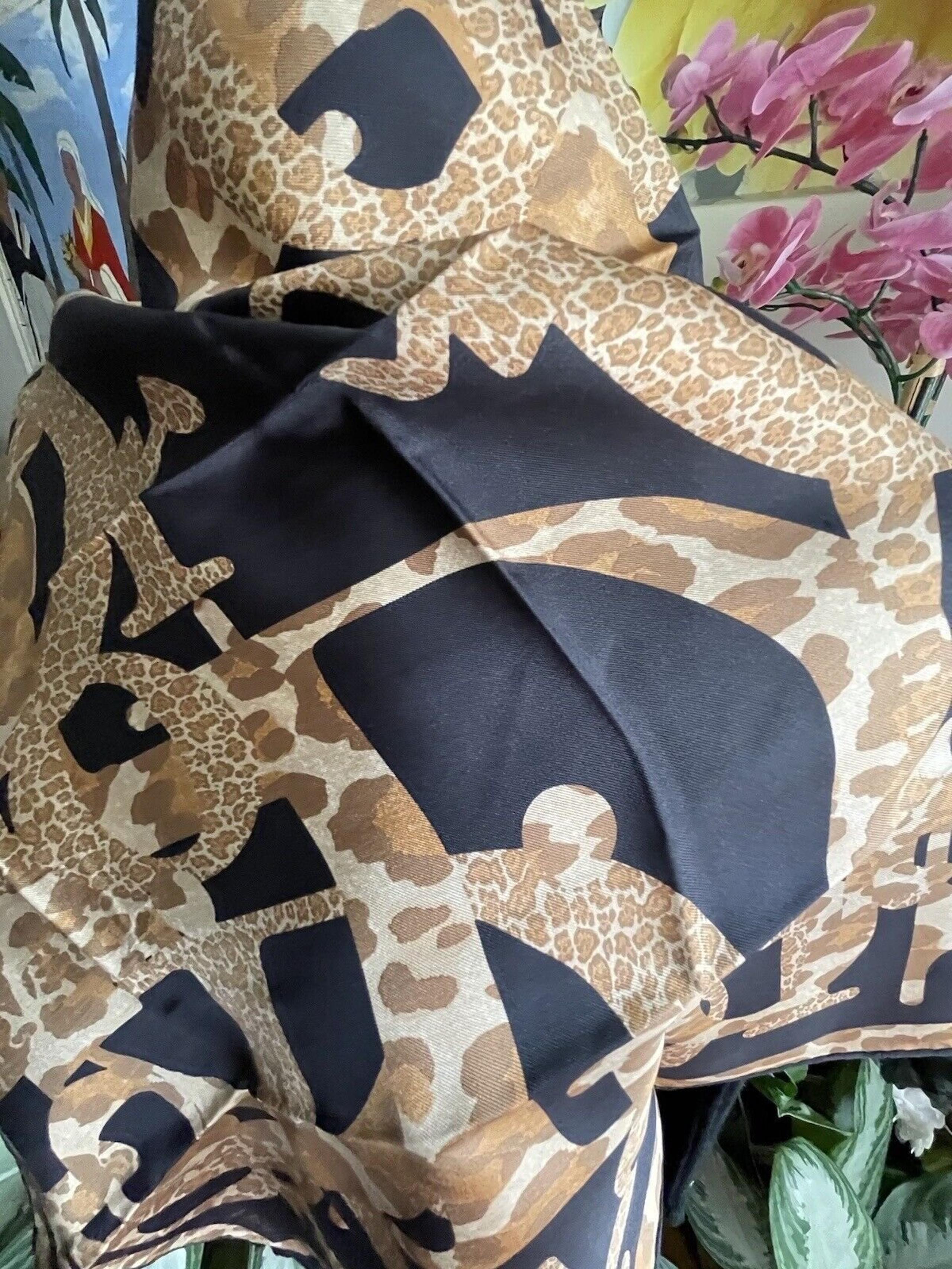 Dior Bandana Silk Neck Scarf.