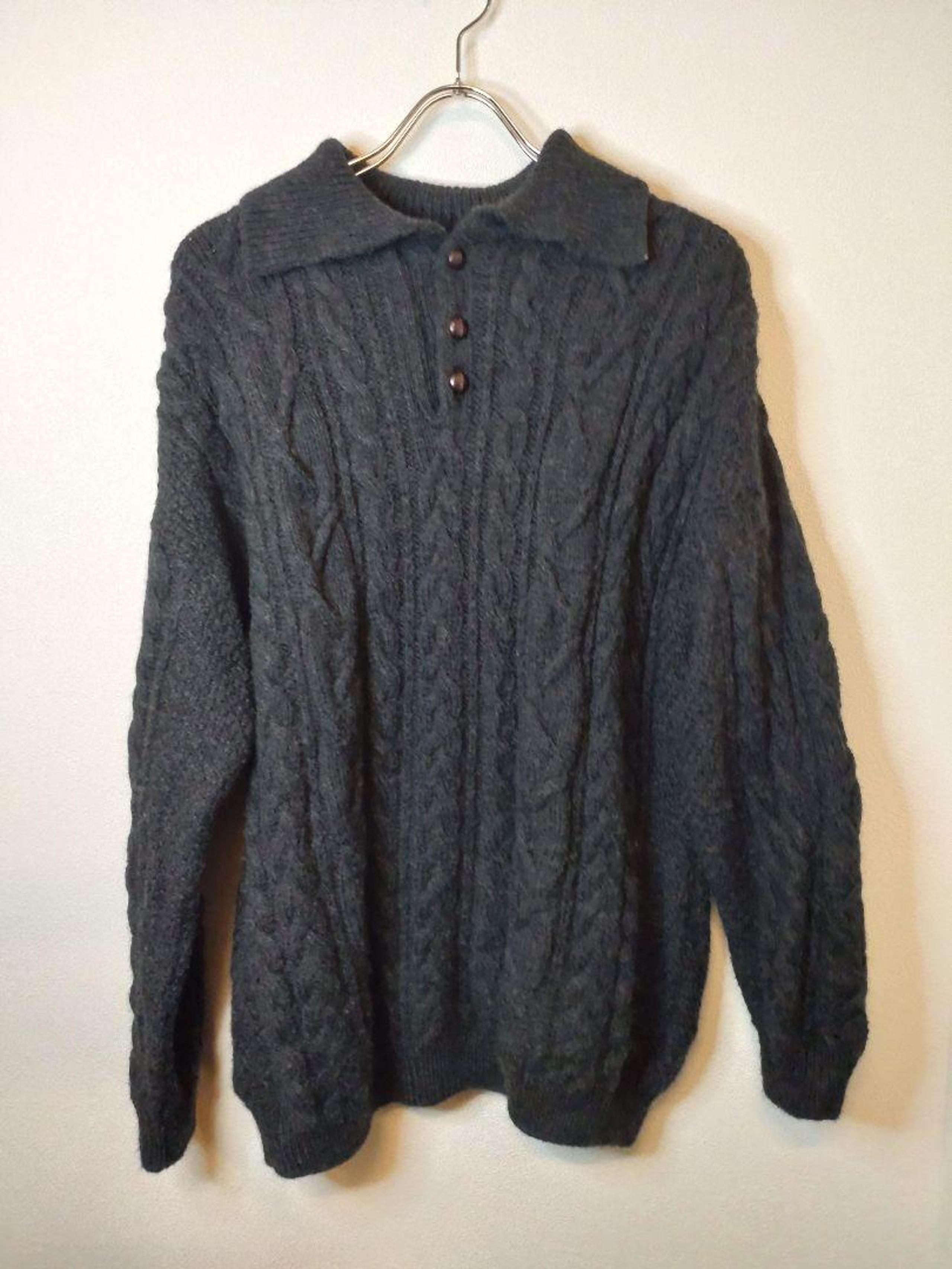 Excellent Condition PEREGRINE Fisherman Knit, Made in England