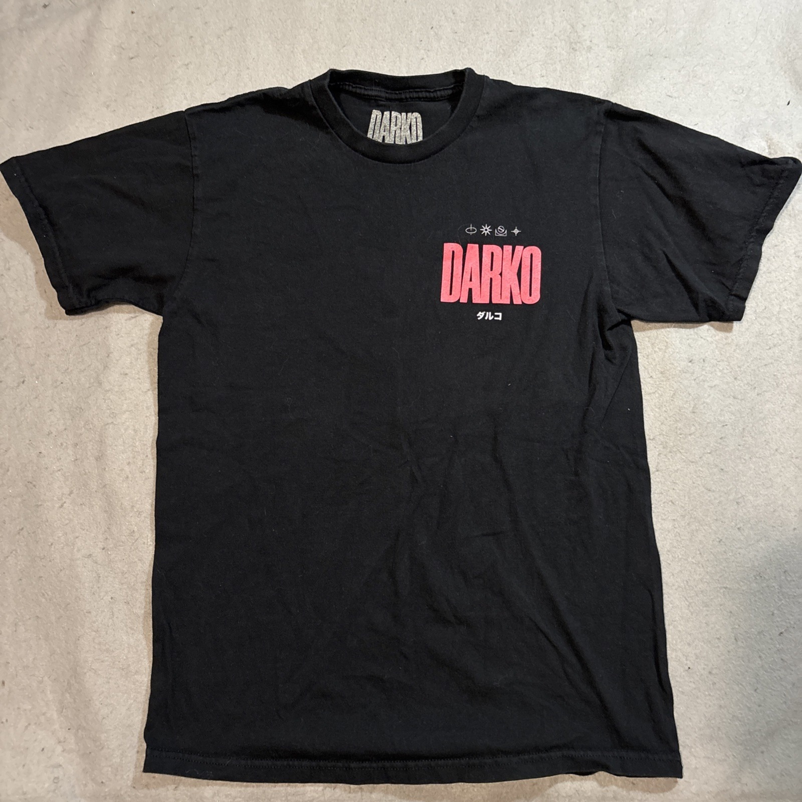 Darko US Official Merchandise T Shirt Oni Black Size Medium Sold Out Band Tee