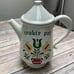 Vintage McCOY Tea/coffee Pot COOKIE JAR Tulips Flowers Signed Ceramics EUC