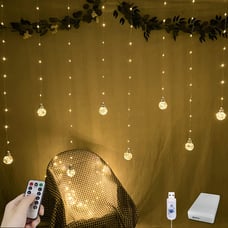 200 LED Wishing Ball Curtain Lights