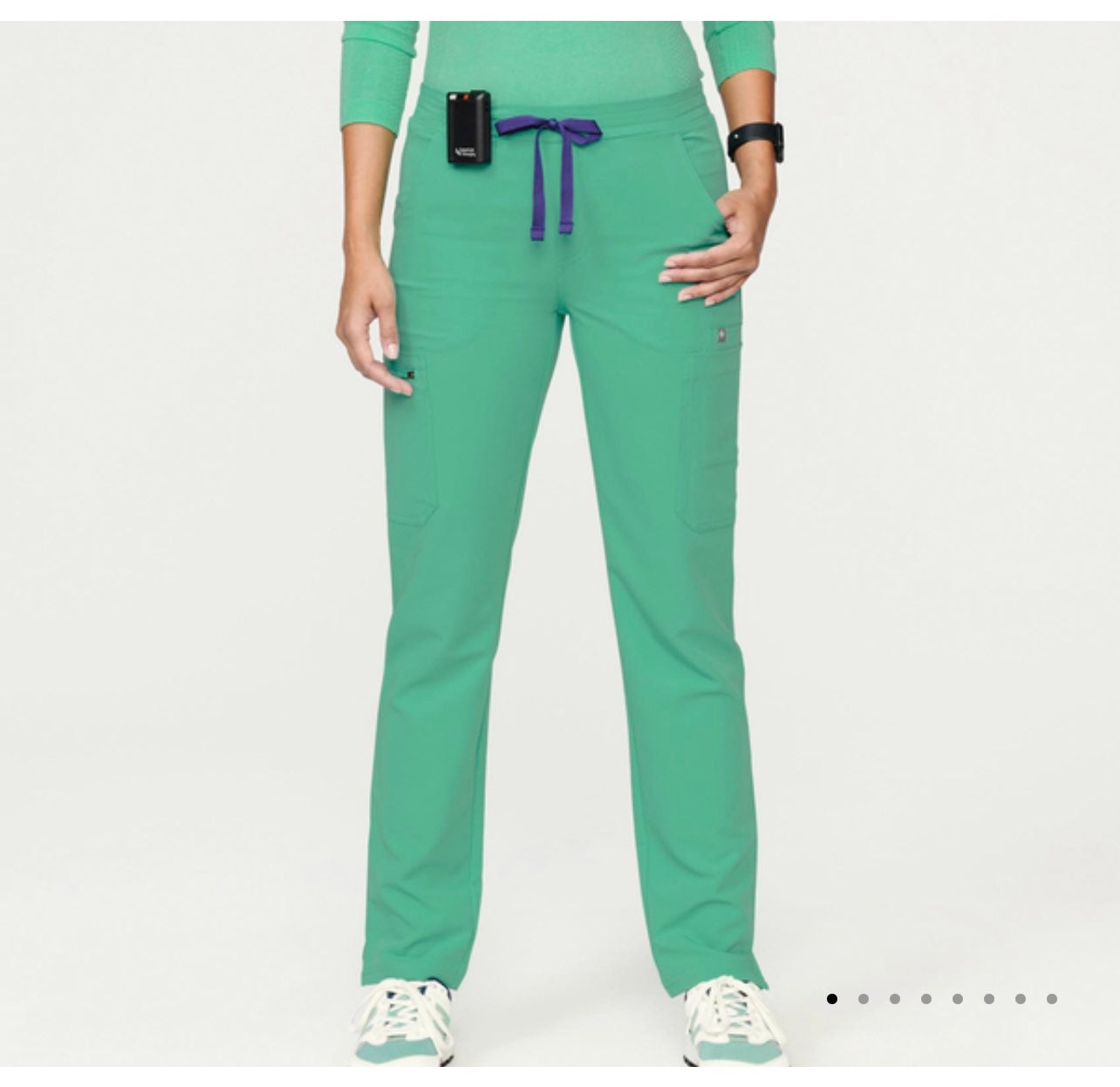 Figs XS yola skinny pants surgical green
