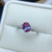 Alexanrite Gemstone Ring 6x8mm, Lab Created Alexandrite Ring 925 Sterling