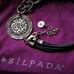 Vintage Sterling Signed Silpada 925 Israel Ornate Pendant Leather Cord Necklace