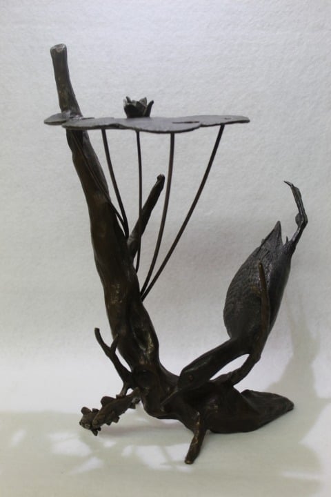 Mark Hopkins Studios Bronze by Tim Rush Duck Diving 21/950