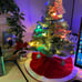 Mini Christmas Tree with Lights,24In 2ft Snow Flocked Pre-lit Tabletop