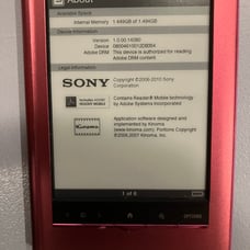 Sony PRS-350 E-Reader 5in Digital Book Reader Pocket Edition Pink