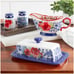 The Pioneer Woman Frontier Rose Butter Dish w/Lid, Gravy Boat and Salt & Pepper