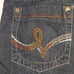 5ive Jungle Co Jean Shorts Mens 36 Denim Skater Y2K Blue Embroidered Dark