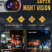 Dash Cam Front and Rear 4K Built-in 5GHz WiFi, Dual Dash Cam Front 4K Rear 1080P