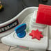 Fisher Price Little People NASCAR Spin And Speed Raceway motorized track READ