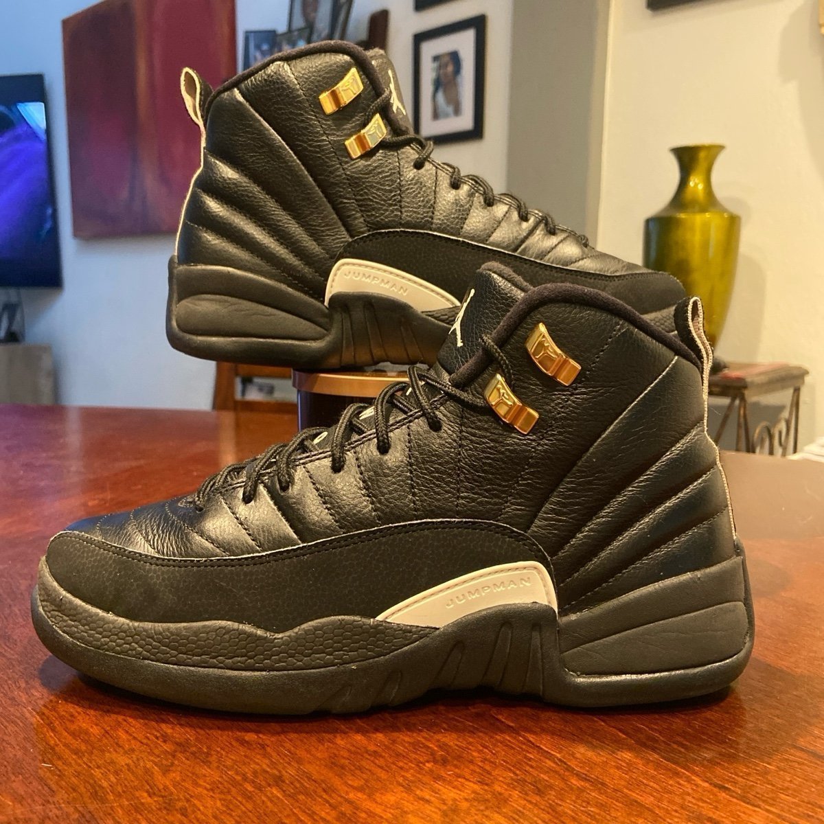Jordan 12 XII Retro The Master Black Gold