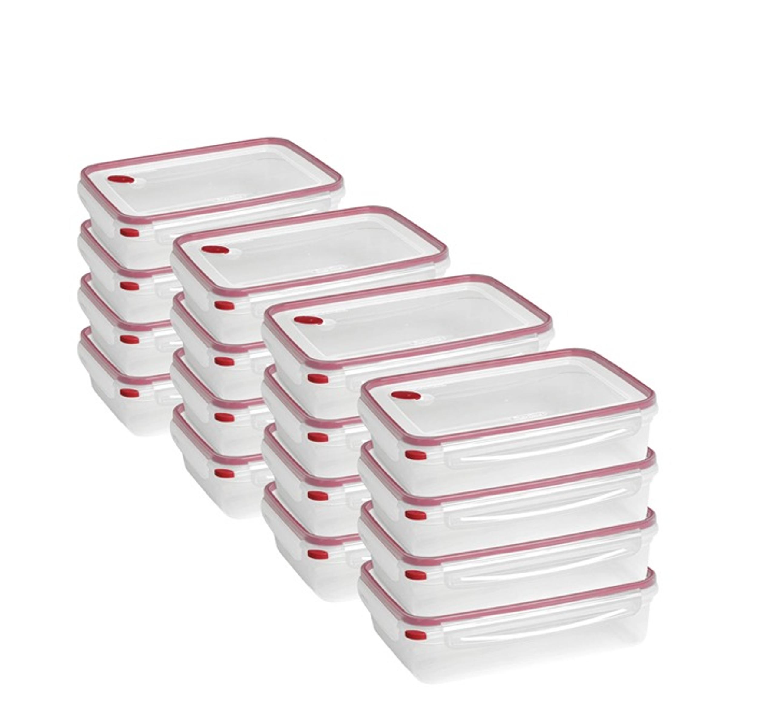 03426604 16 Cup Rectangle UltraSeal Food Storage Container, Red 16 Ct - Sterilite