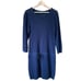 A.P.C. Crochet Knit Drop Draw Cord Waist Cover Up Dress Black Size L