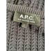 A.P.C. Crochet Knit Drop Draw Cord Waist Cover Up Dress Black Size L