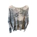 Skull Cashmere Tie Dye Cashmere Sweater Small