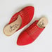 NWT GAIMO Made in Spain Leather Woven Espadrille Mule Sandals