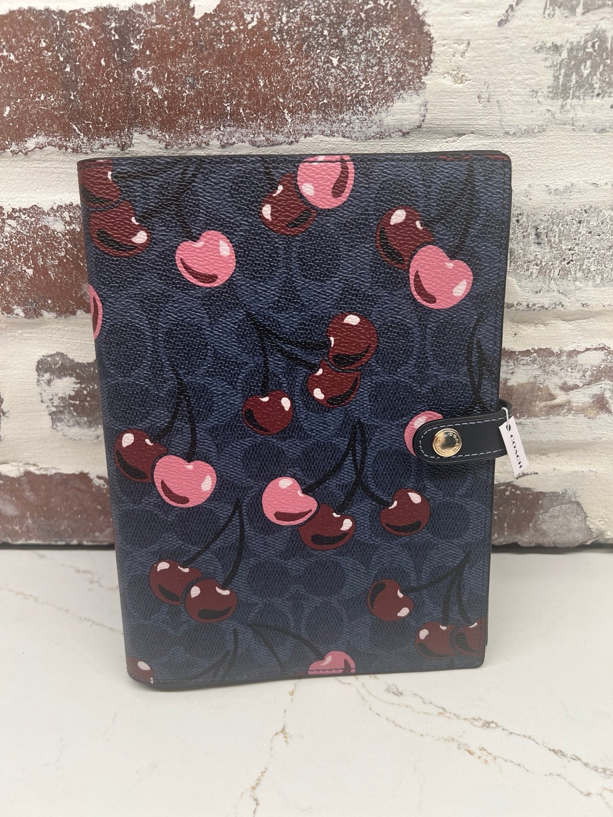 Coach Notebook Cherry Print NWT CZ004