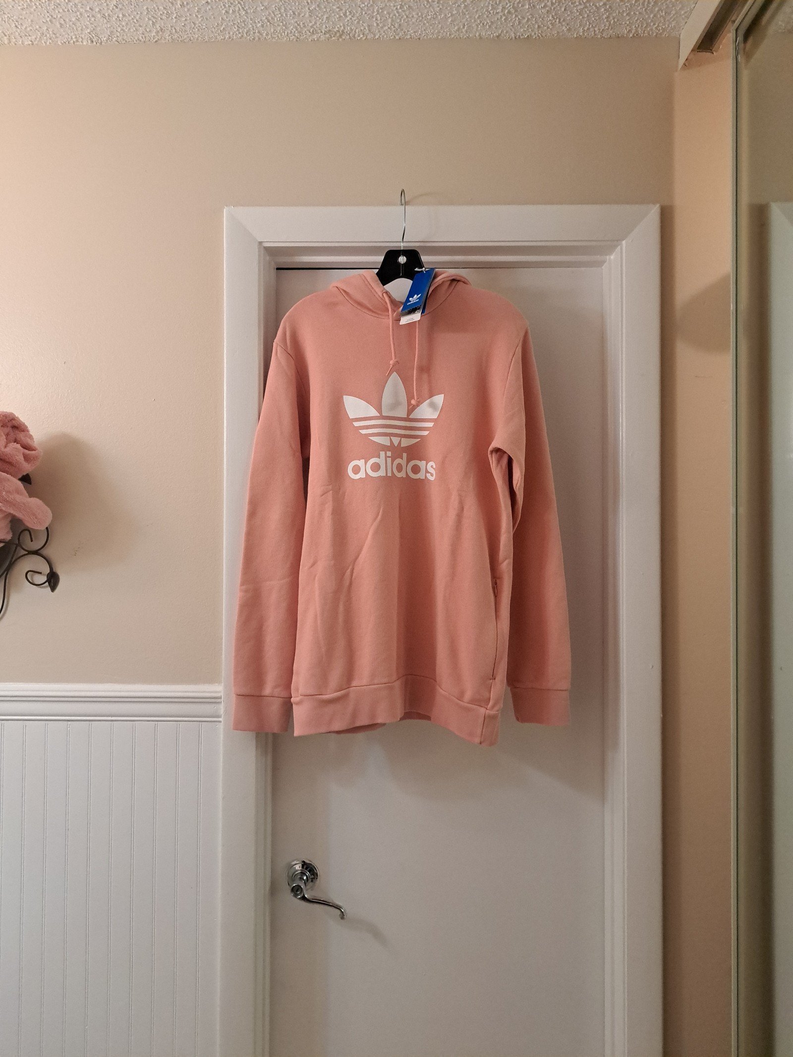 Adidas Originals Trefoil Hoodie NWT in Duspink/Rose sz S