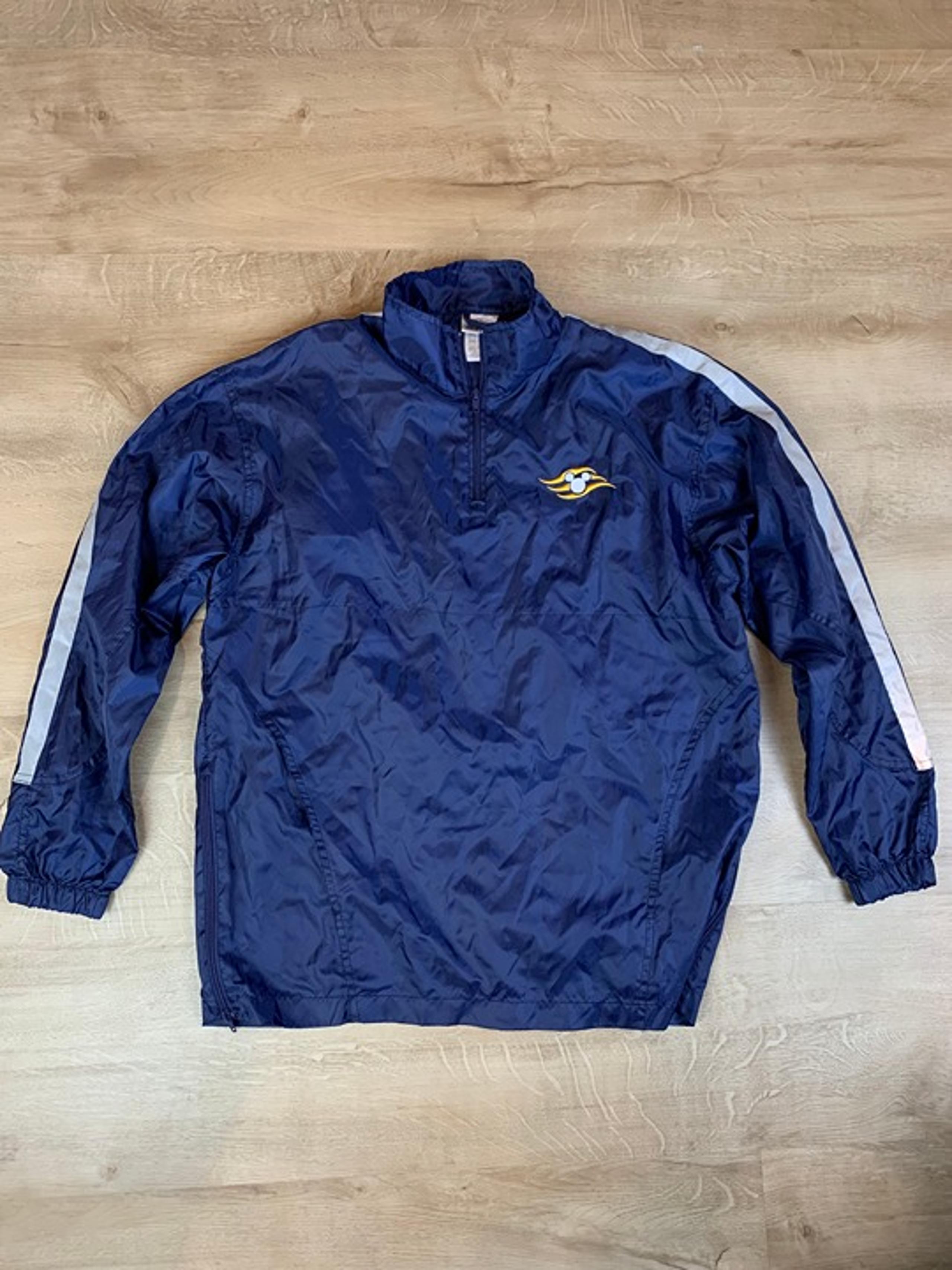 Disney Cruise Line Mens XS Xtra-Small Navy Blue Dream Packable Windbreaker