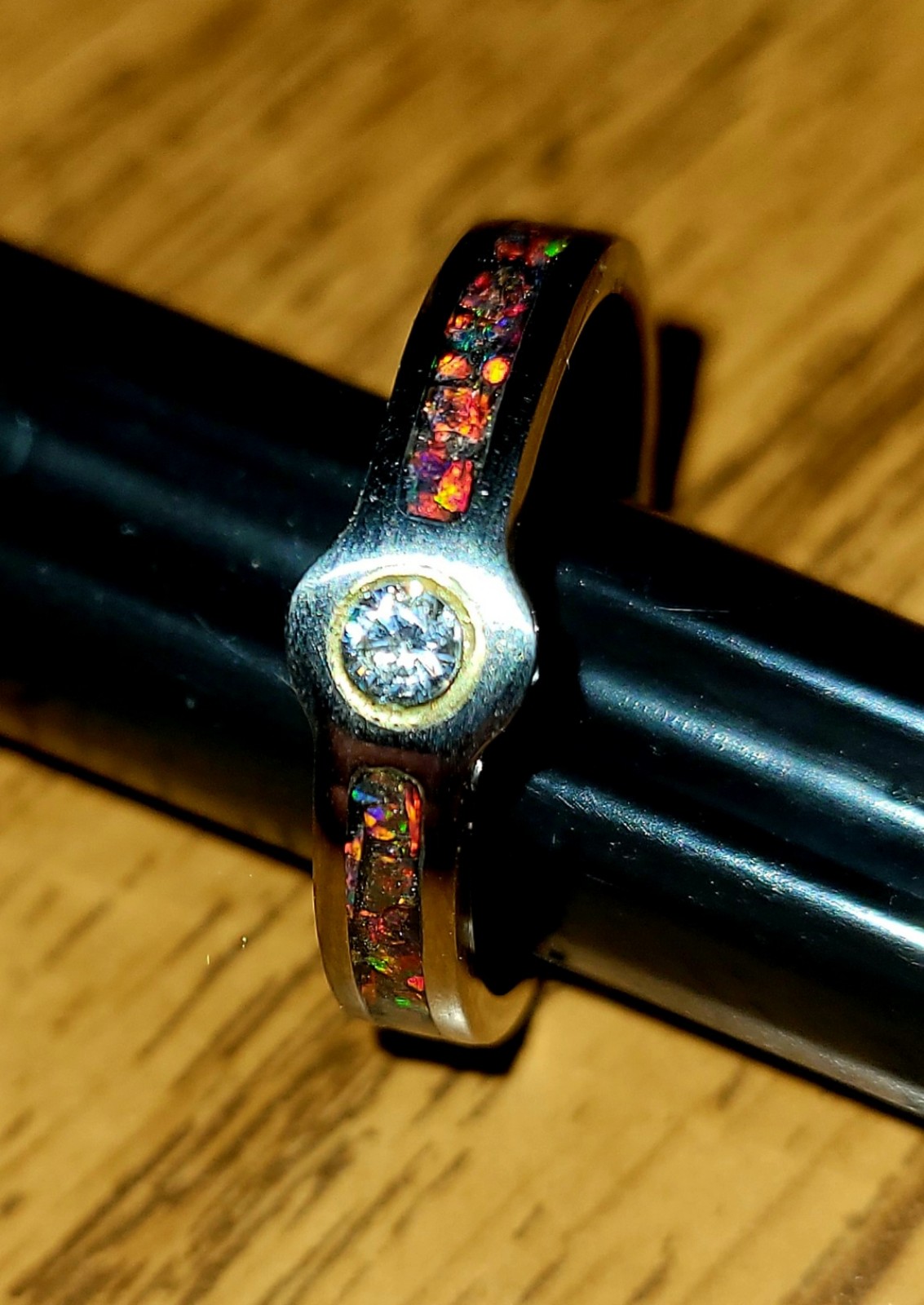 Custom made gemstone ring