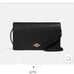 Coach black Foldover Clutch Crossbody