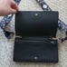 Coach black Foldover Clutch Crossbody